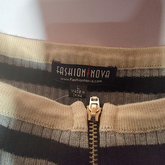 Striped Midi Dress From Fashion Nova - Picture 4 of 8